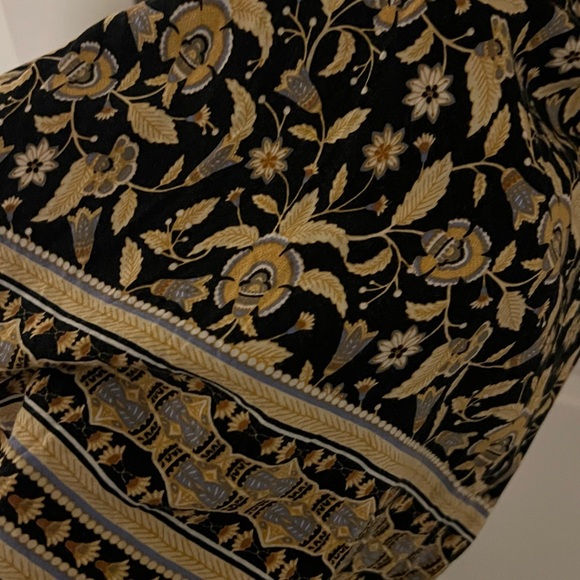 Rip Curl Black/Yellow/Cream Floral Flowy Pants - Picture 4 of 5